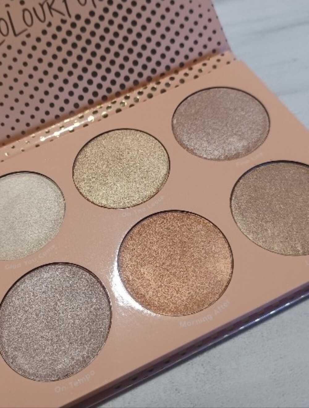 ColourPop Radiant Glow Highlighter Palette - Champagne, Gold & Bronze
